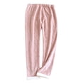 thumbnail image 4 of Jamicy Women's Sleepwear Pants Christmas Gift Adjustable Soft Flannel Pajama Pants Fleece Fuzzy Winter Warm Lounge Pants Comfy Pajama Bottoms Sleepwear, 4 of 8
