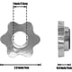thumbnail image 2 of Set Of 4 Dumbbell Spinlock, Non-slip 25 Mm Standard Spinlock Collars, Screw Caps For Dumbbell Bars, 2 of 3