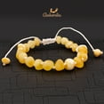 thumbnail image 6 of Amberalia Set of AmberNecklace 13" (33cm) and AmberAdjustable Bracelet 4.7"+2.3" (12cm+4cm) Genuine Baltic Amber, Lab Tested Polish Milky, 6 of 7