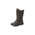thumbnail image 2 of KHOMBU Carly Womens Cold Weather Boots with Dual Zipper Closures 6 Wide Brown, 2 of 5