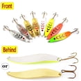 thumbnail image 5 of 3D Eye Paillette Single Hooks Spinner Fishing Lure Spoon Fishing Tackle Metal Bait Artificial Lure 10.5CM STYLE 7, 5 of 8