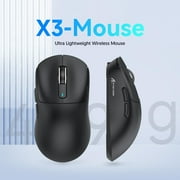 ATTACK SHARK X3 Optical USB Wireless Office Mouse, Black