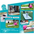 thumbnail image 6 of Gymnastics Air Roller Air Barrel, Inflatable Tumble Roller Mat, Air Roller Gymnastics Barrel Kids Back Somersault Backbend Trainer for Yoga Training Cheerleading Home Use, 6 of 6