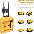 thumbnail image 4 of Power Wheels Adapter for Dewalt 20V Battery Adapter Power Wheels Battery Conversion Kit with Switch, Fuse & Wire Terminals, 12AWG Wire, Power Connector for DIY Ride On Truck, RC Car Toys and Robotics, 4 of 7