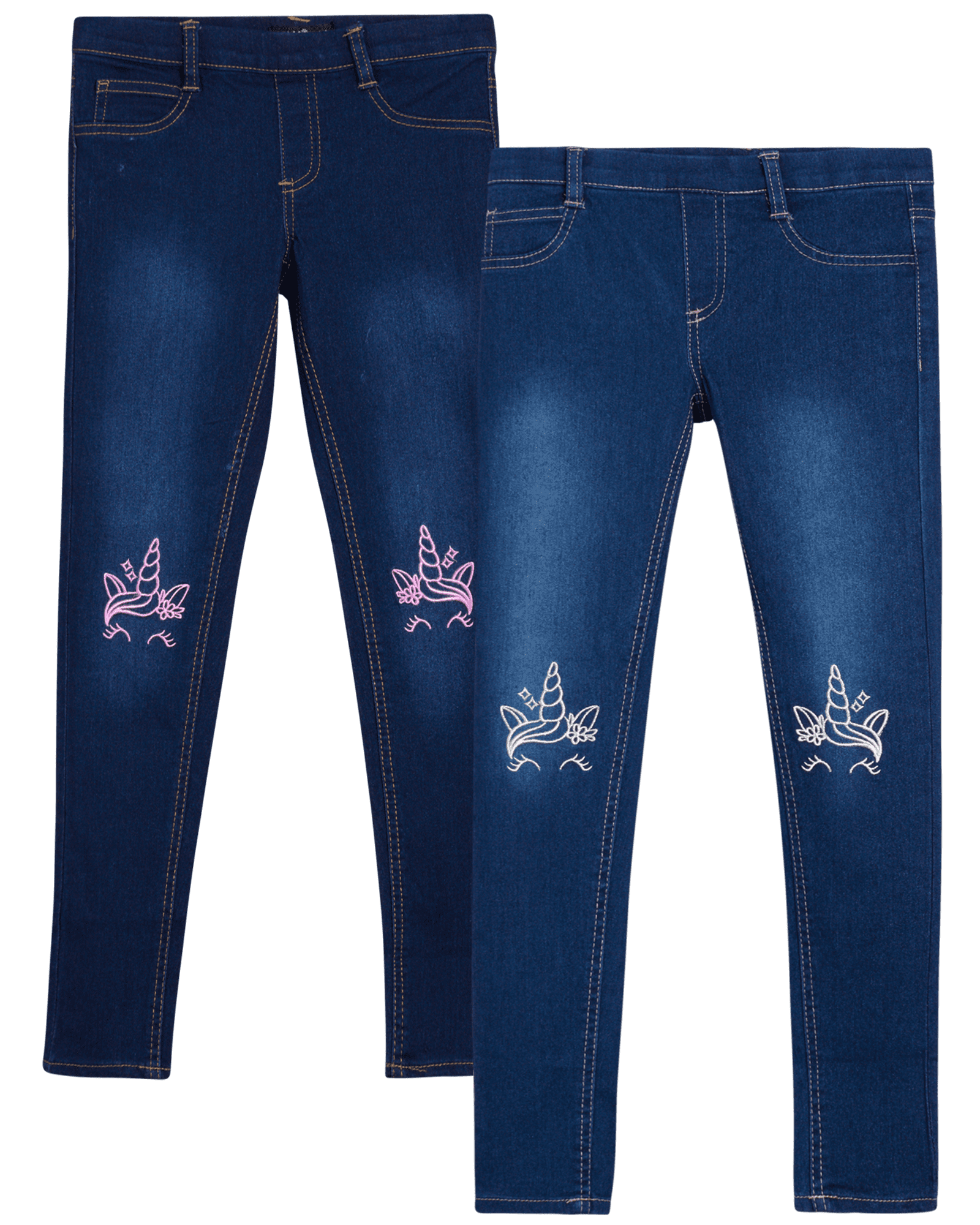 dELiA*s Girls’ Super Stretch Denim Jegging Jeans with Critter