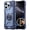 Blue, variant on Case for iPhone 13, Rotating Double Ring Kickstand Drop Protective Anti-Scratch Built-In Camera Control Button Silicone Shockproof Phone Case Cover for iPhone 13, Orange
