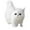 White, variant on Toy Cat Interactive Companion for Kids Realistic Pet Doll Sleek and Buddies, 4.72×2.36×4.72 inch, Khaki