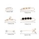 thumbnail image 5 of 2 sets mujeres elegante moda perla broches joyería chica fiesta decoración, 5 of 5