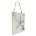 thumbnail image 2 of 10" Cape Cod Inspired Starfish Wall Hanging Plaque with Seashells, 2 of 3