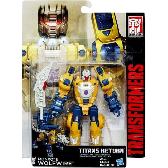 Transformers Titans Return Monxo & Wolfwire Generations Robot Figure Hasbro B7036AS0