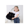 thumbnail image 2 of Almohada De Peluche De Gato Negro, Almohada De Sofá Con Dise, 2 of 3