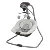 Graco Simple Sway Baby Swing with Vibration and Music, Abbington, 6-Speed