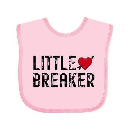 

Inktastic Little Heartbreaker with Arrow Boys or Girls Baby Bib