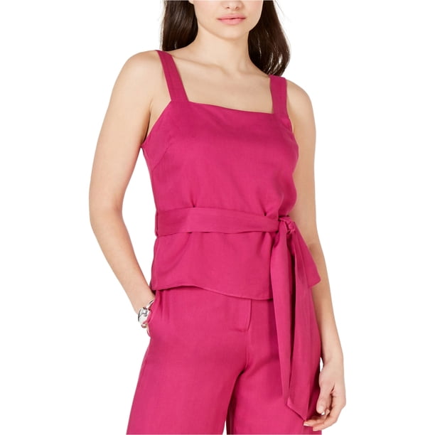 Lucy Paris Fixture Look Pullover Blusa para mujer, rosa, grande