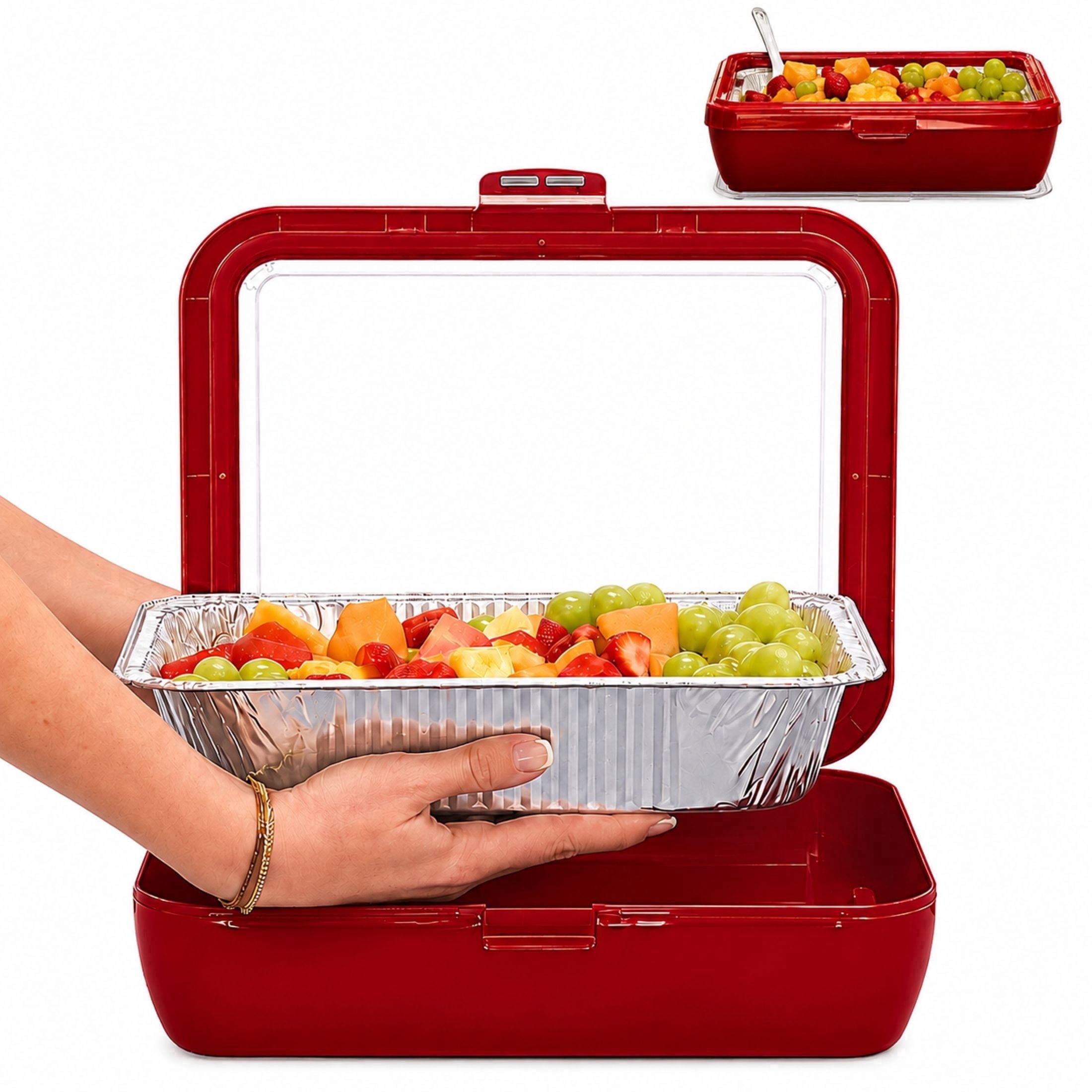 Nostalgia BCD992 3-Section Buffet and Warming Tray - Walmart.com