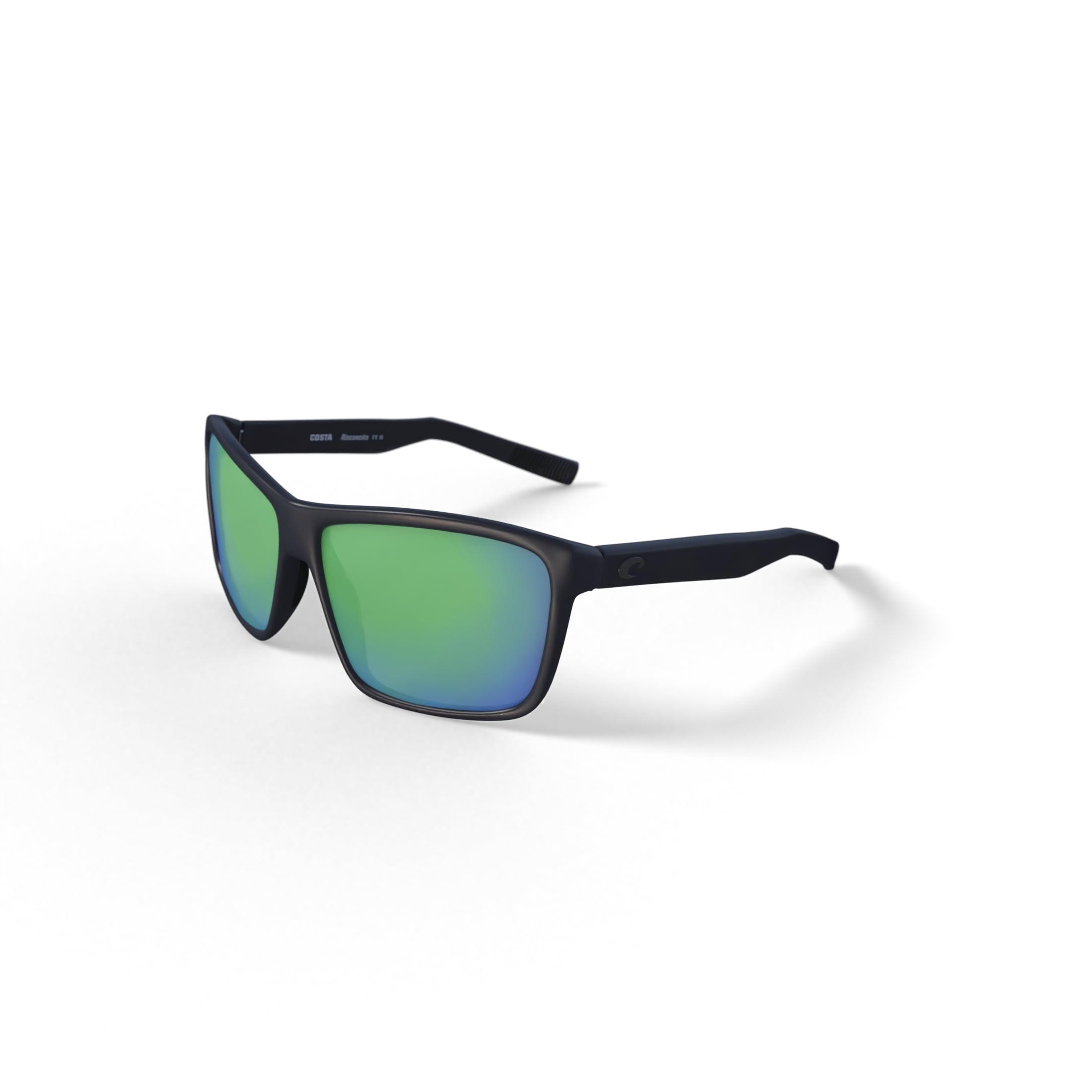 Costa Del Mar Rinconcito Sunglasses, Size 60 Matte Gray with Green Mirror Polarized Polycarbonate 580P Lenses