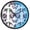 Purple and White Butterflies, variant on Dailycode Night Light Wall Clock Glow in The Dark 12 inch Battery Operated Silent Luminous Clocks, Purple and White Butterflies