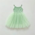 thumbnail image 2 of EnJoCho Kids Beach Dress toddler Girl Suspender Sleeveless Solid Color Dress Seven Colors for 0 to 6 Years Fashion Birthday Party Tulle Dresses, 2 of 4
