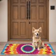 thumbnail image 4 of Colorful Rainbow Tie Dye Spiral Pattern Door Rugs,Washable Non Slip Door Mats Indoor,Decorative Door Mats,Entry Mat Indoor for Entrance,Bedroom,Kitchen,Bathroom,16"x47", 4 of 6