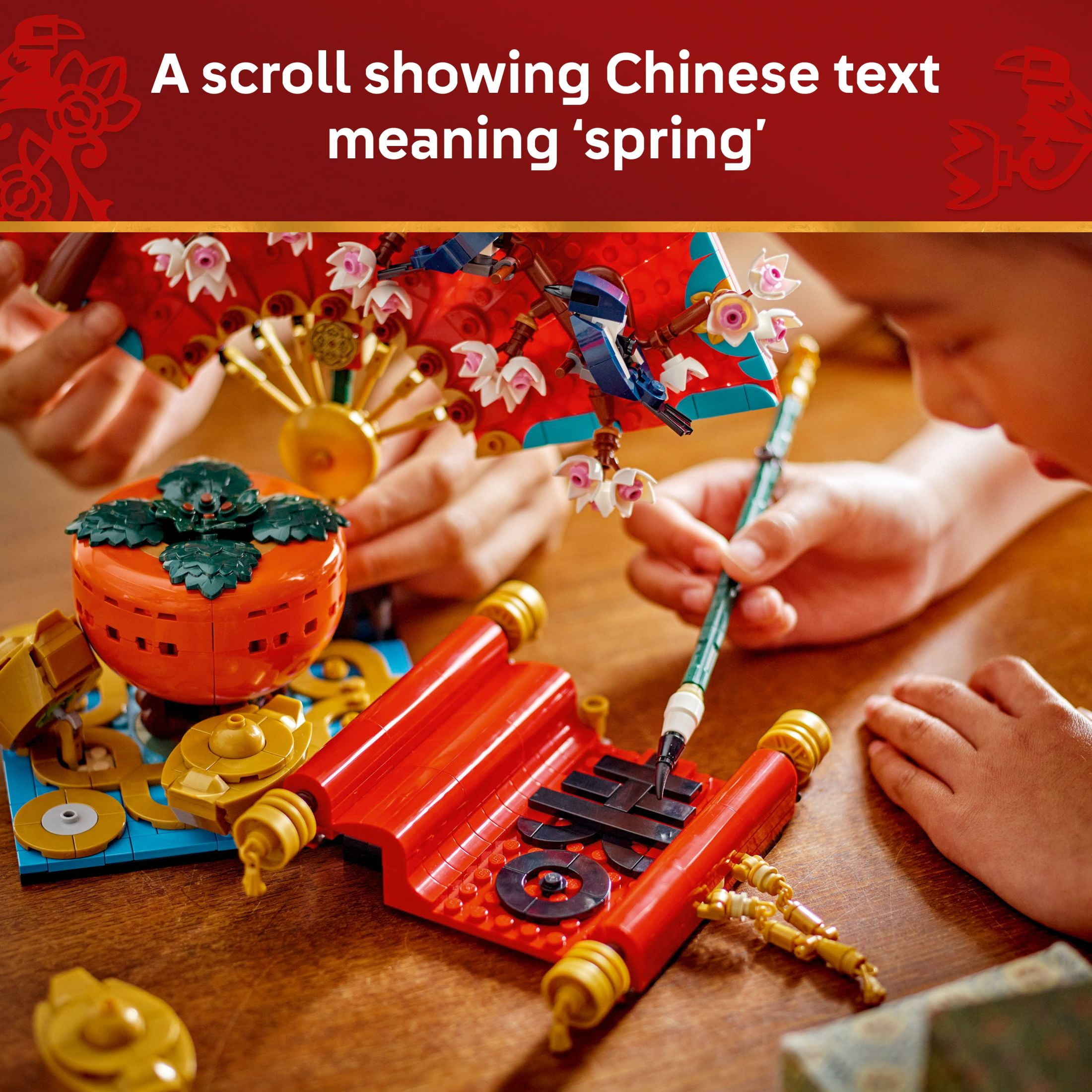 LEGO Spring Festival Good Fortune - Learning and Educational Building Toy - Chinese Festival Toy for Kids, Boys and Girls, Ages 9+ - Cultural Gift for Display and Decor - 80117