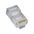thumbnail image 2 of platinum tools 106168j rj45 cat5e high performance round-solid 3-prong modular plugs, 100-pack, 2 of 2