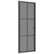 thumbnail image 1 of Puerta interior VidaXL, vidrio ESG negro templado duradero, 1 of 8
