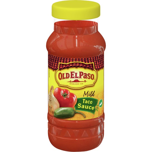 Old El Paso Mild Taco Sauce, 16 oz Can