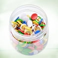 thumbnail image 1 of BESTYASH 200Pcs Assorted Color Steel Map Tacks Plastic Push Pins Metal Pushpin for Home and Office Use with Storage Can, 1 of 6