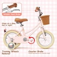 thumbnail image 3 of XJD 12 Inch Girls Bike for 2-4 Years Old Toddlers and Kids, Kid's Bicycle with Basket and Bell Training Wheels, Kid's Bike with Kickstand & Adjustable Seat Handlebar Height, 3 of 9