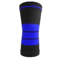 thumbnail image 1 of Rodillera elástica para correr y andar en bicicleta (talla S), color azul y negro, 1 of 8