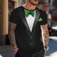 thumbnail image 1 of Tops para hombre, blusas y camisas de manga corta con cuello redondo para hombre, blusas casuales de moda para hombre con cuello redondo, blusas deportivas con mangas cortas, blusas de poliéster para, 1 of 7