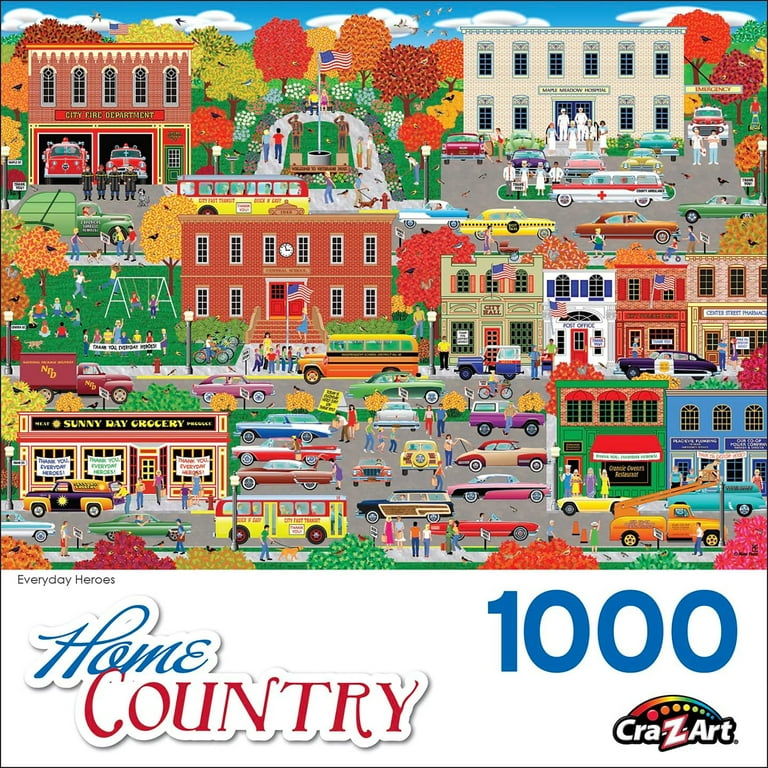Educa Puzzle 1000 Pezzi Cartolina Vintage Del Mondo 15159