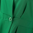 thumbnail image 5 of RYKJLWY Sundresses for Women 2024 New Summer Fashion Wave Dot V Neck Women's Button Fishtail Dress Lapel With Pocket Cute Dresses for Women (Green,L), 5 of 9