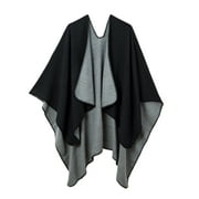 Ponchos for Women One Piece Poncho Capes Poncho Knit Ponchos Poncho Poncho Relaxed Shawls Wrap Coats Tops