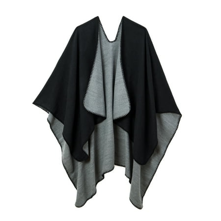 Ponchos for Women One Piece Poncho Capes Poncho Knit Ponchos Poncho Poncho Relaxed Shawls Wrap Coats Tops