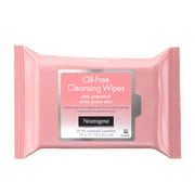 Neutrogena Oil-Free Facial Cleansing Wipes, Pink Grapefruit, 25 ct