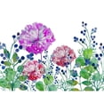 thumbnail image 3 of Boho Hue Studio 18x15 Black Modern Framed Museum Art Print Titled - Floral field, 3 of 5