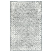 SAFAVIEH Roslyn Burton Abstract Area Rug, Black/Ivory, 5' x 8'