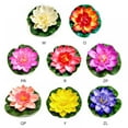 thumbnail image 6 of 4 Inch Artificial Floating Foam Lotus Flowers for Pool, Realistic Water Lily Pads, Pink Ivory White Orange Crimson, Perfect for Home Outdoor Patio Pond Aquarium Wedding Party Decorations, 6 of 6