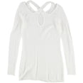 thumbnail image 2 of bar III Suéter estilo túnica con espalda cruzada para mujer, blanco, XX-Small, 2 of 2
