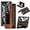 Brown, variant on Case for Samsung Galaxy Z Fold 4 with Stylus & S Pen Holder, Kickstand Alloy CD Camera Protector Vintage Classic Leather Mil-Grade Protection Anti-Scratch Shockproof Protective Case, Brown