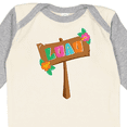 thumbnail image 4 of Inktastic Luau Sign Boys or Girls Long Sleeve Baby Bodysuit, 4 of 5