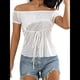 thumbnail image 2 of Camisetas de Estilo Grunge Y2K con Cuello Cuadrado Transparente y Retazos de Encaje para Mujer, Ropa Estética Gótica Vintage XL, 2 of 10