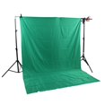 thumbnail image 4 of Écran Vert Photographique, 75D Cryptage Overlock Perforé Photo Toile de Fond pour Studio 2x2M / 78,7x78.7in, 4 of 8