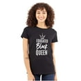 thumbnail image 3 of Educated Black Queen Empowered Womens Fitted Plus Size Graphic Tee Brisco Brands 2X, 3 of 4