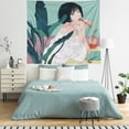 thumbnail image 4 of Estilo Nórdico Colorido Tapiz De Pared Decoración Para Niñas Dormitorio Roon INS Trippy Sexy Mujeres Impresiones, 4 of 4
