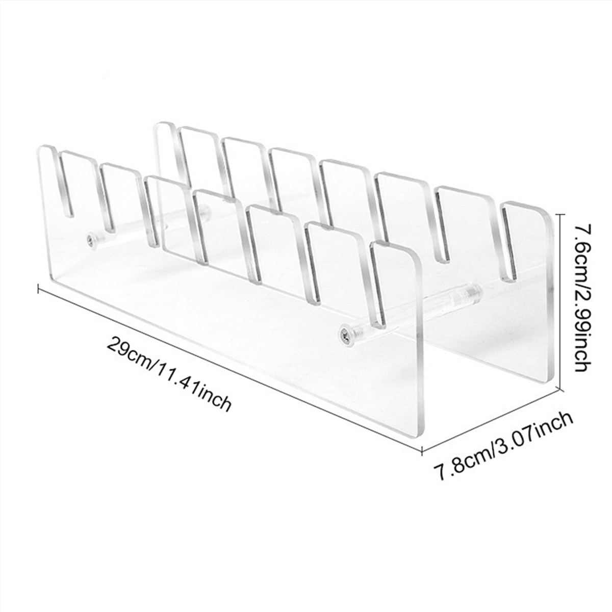 Organisateur Transparent Pour 7 Casquettes De Baseball – Rangement élégant Et Pratique Pour Chambre, Placard Ou Commode
