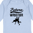 thumbnail image 4 of Inktastic Wrestling Future Wrestler Boys Long Sleeve Baby Bodysuit, 4 of 5