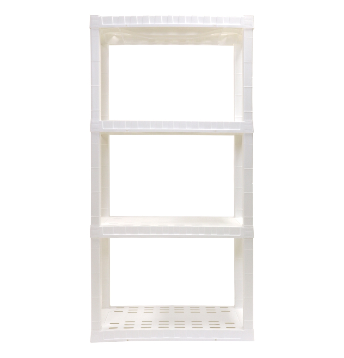 Oskar Heavy Duty 30"W x 14"D x 57"H 4Shelf Plastic Shelving, 400 lb