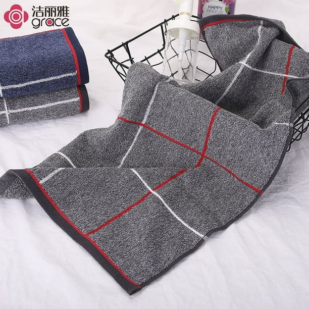 Nvzi Toallas 1 pieza 29,13 x 12,99 pulgadas Toallas de ducha perfectas para todos los días, livianas, toallas de secado rápido para su baño para la toalla de baño (gris)